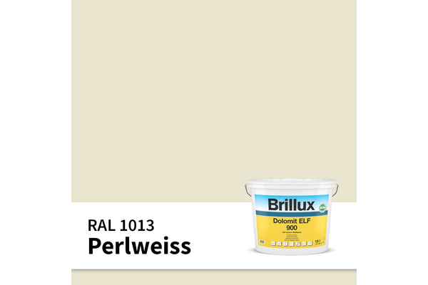 Brillux Dolomit ELF 900 10 Liter RAL 1013 - Perlwei