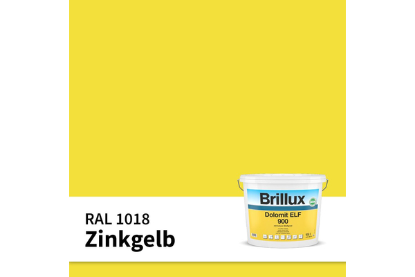 Brillux Dolomit ELF 900 2,5 Liter RAL 1018 - Zinkgelb