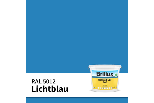 Brillux Dolomit ELF 900 10 Liter RAL 5012 - Lichtblau