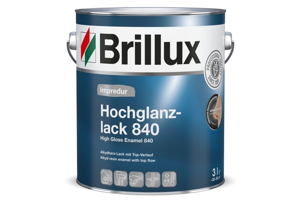 Brillux Impredur Hochglanzlack 840 / 750 ml 0095 wei L