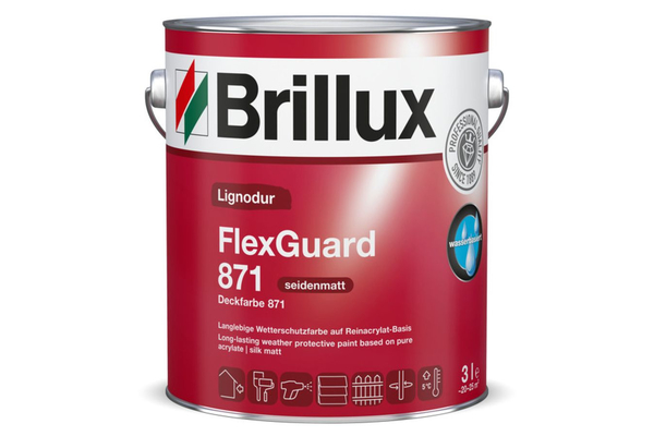 Brillux Deckfarbe 871 / 750 ml 3011 braunrot L