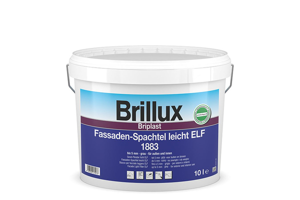 Brillux Fassaden-Spachtel leicht ELF 1883 / 10 Liter 0095 wei
