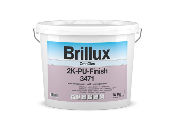 Brillux CreaGlas 2K-PU-Finish 3471 / 5 kg 0095 wei