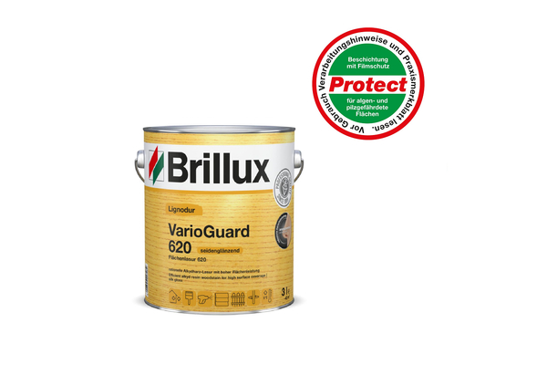 Brillux Lignodur VarioGuard 620 (Flchenlasur) / 3 Liter Protect 1411 kiefer