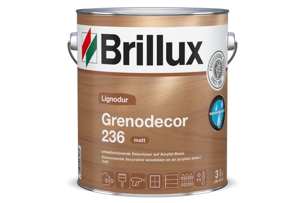 Brillux Lignodur Grenodecor 236 3 Liter 9510 kalkwei
