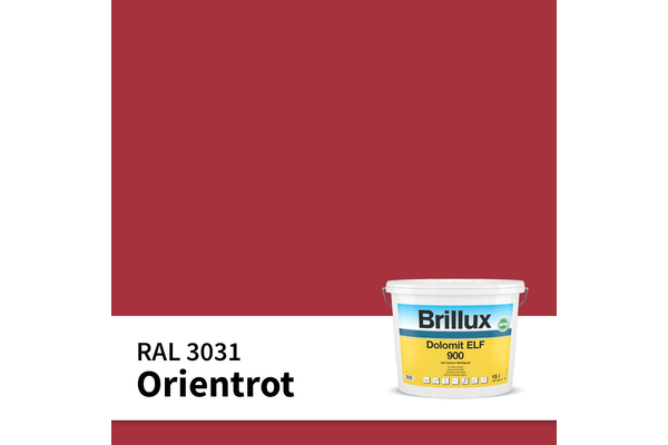 Brillux Dolomit ELF 900 5 Liter RAL 3031 - Orientrot