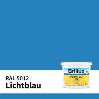 Brillux Dolomit ELF 900 2,5 Liter RAL 5012 - Lichtblau