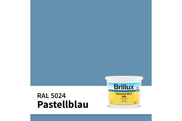 Brillux Dolomit ELF 900 2,5 Liter RAL 5024 - Pastellblau