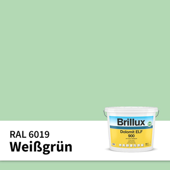 Brillux Dolomit ELF 900 2,5 Liter RAL 6019 - Weißgrün