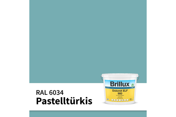 Brillux Dolomit ELF 900 2,5 Liter RAL 6034 - Pastelltrkis