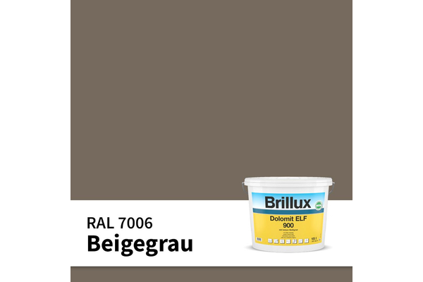 Brillux Dolomit ELF 900 10 Liter RAL 7006 - Beigegrau